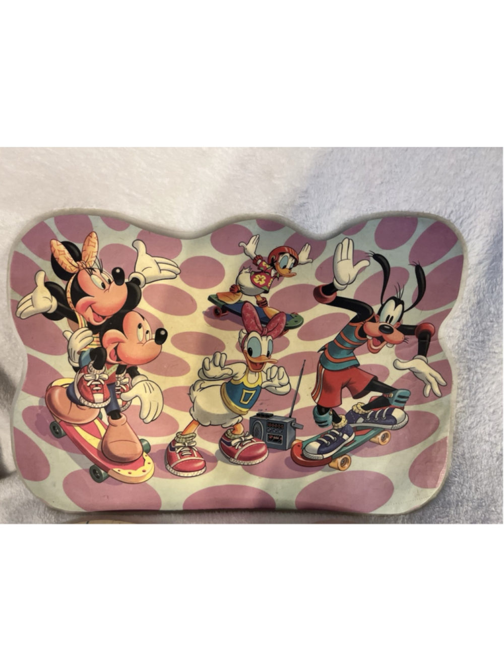Vintage Disney Mickey Mouse Donald Duck Activity Placemats 1980S SET OF 2 SEE - Picture 13 of 16